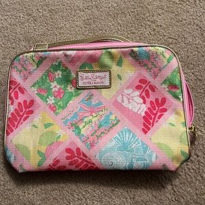 Lilly Pulitzer ester Lauder makeup bag